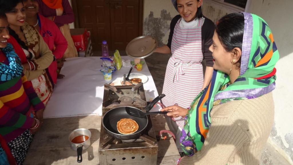 Uno de los cursos de cocina impartidos en Gurgaon.
