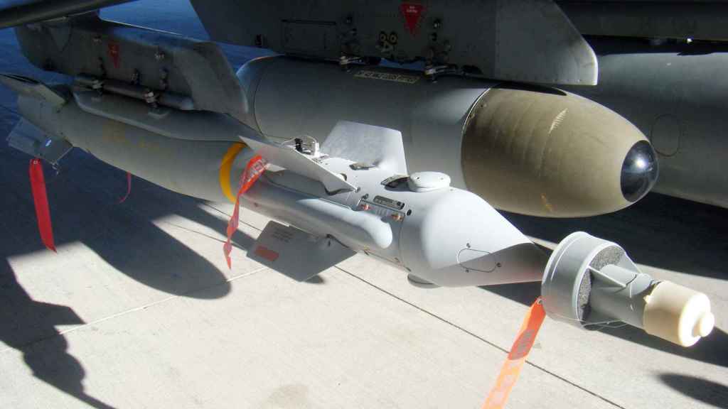 Bombas Paveway IV en un Harrier GR9.