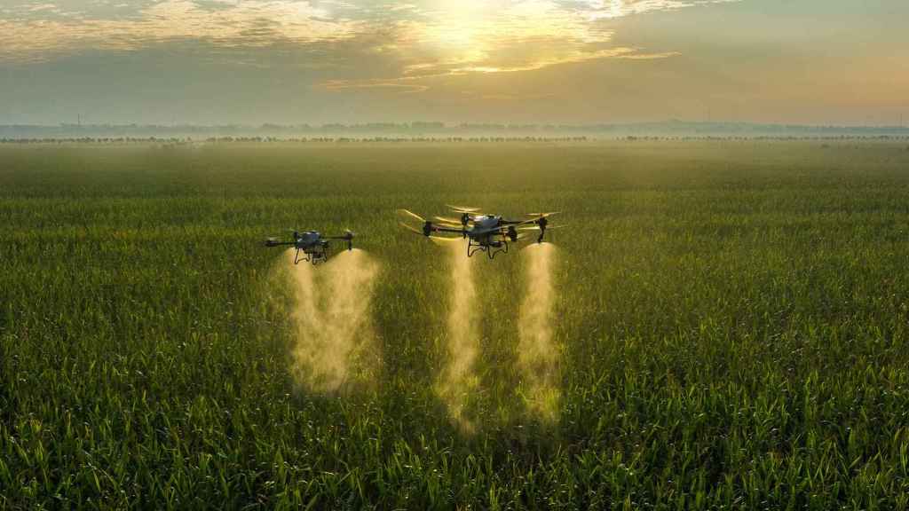 Nuevos drones de DJI: los Agras T50 y T25.