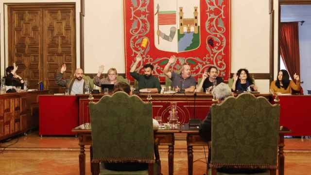 Imagen del pleno del Ayuntamiento de Zamora de este jueves.