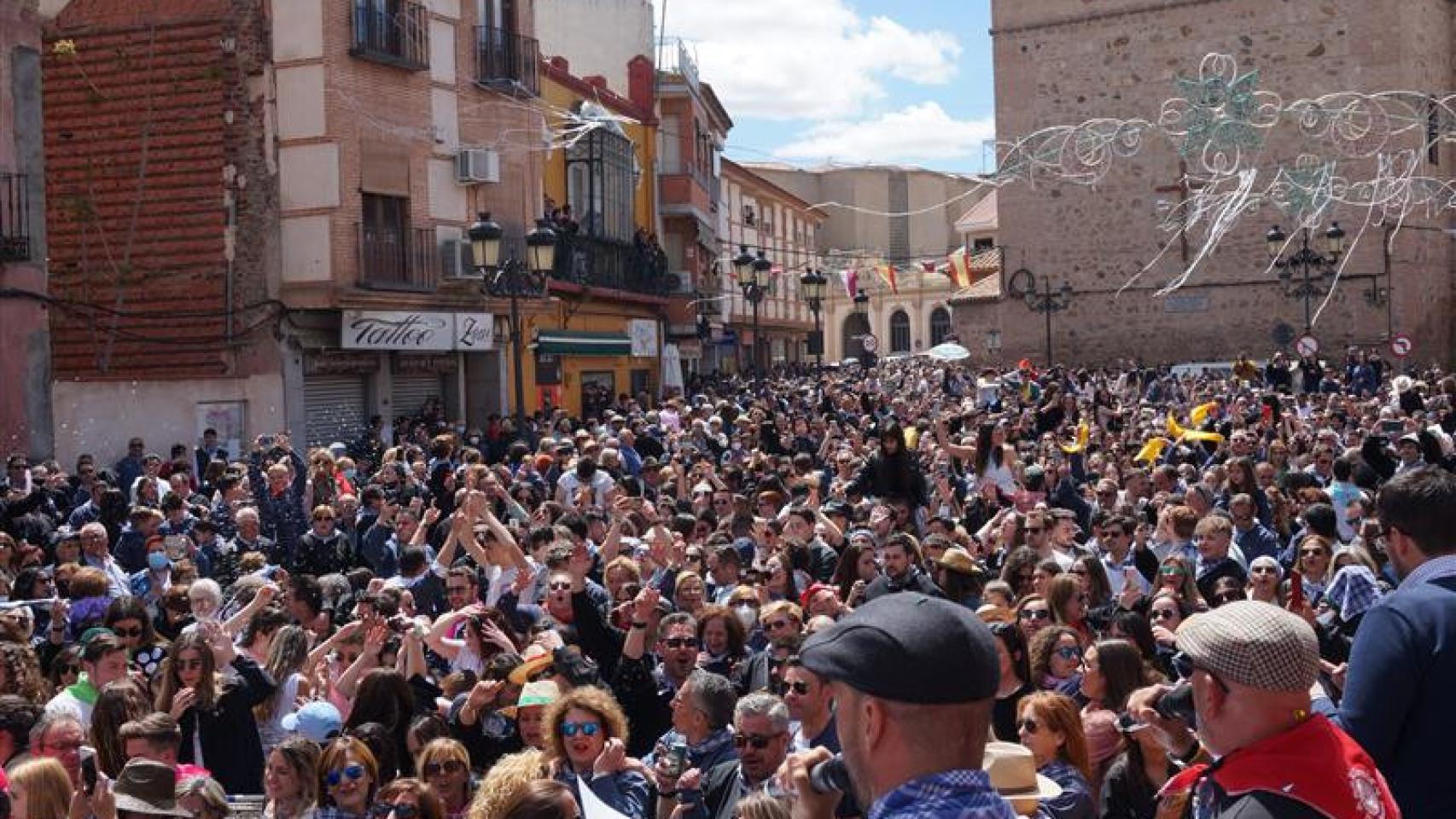 Cientos de personas disfrutan de la Fiesta del Olivo en Mora (Toledo).