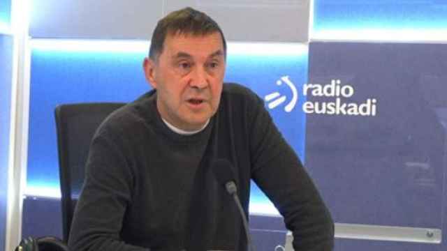 El coordinador general de EH Bildu, Arnaldo Otegi, este jueves en una entrevista en Radio Euskadi.