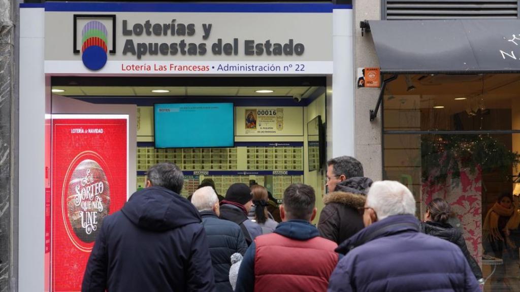 Imagen de archivo de una administración de lotería.