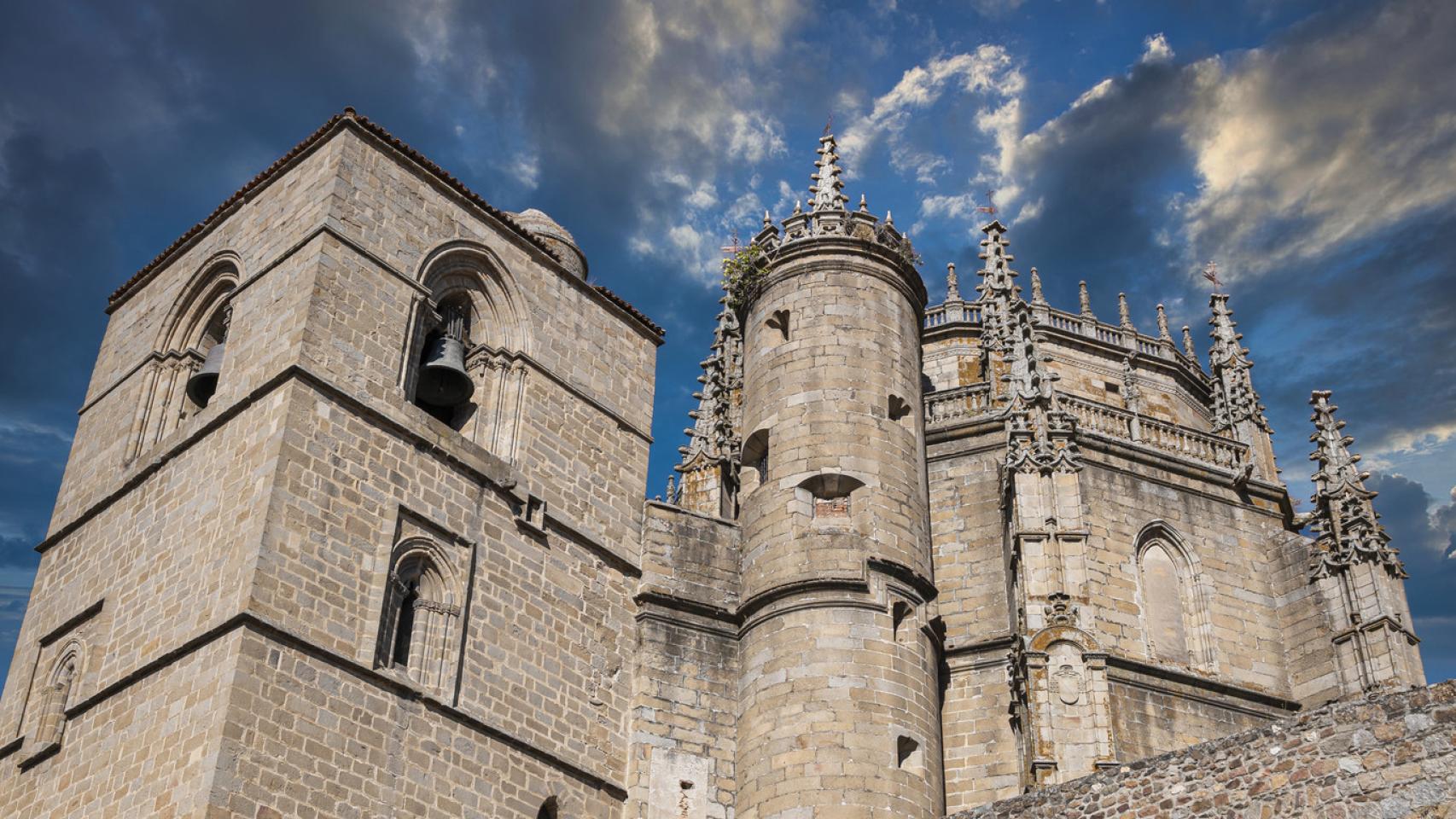 Campanario de la Catedral Nueva de Plasencia, en Cáceres.