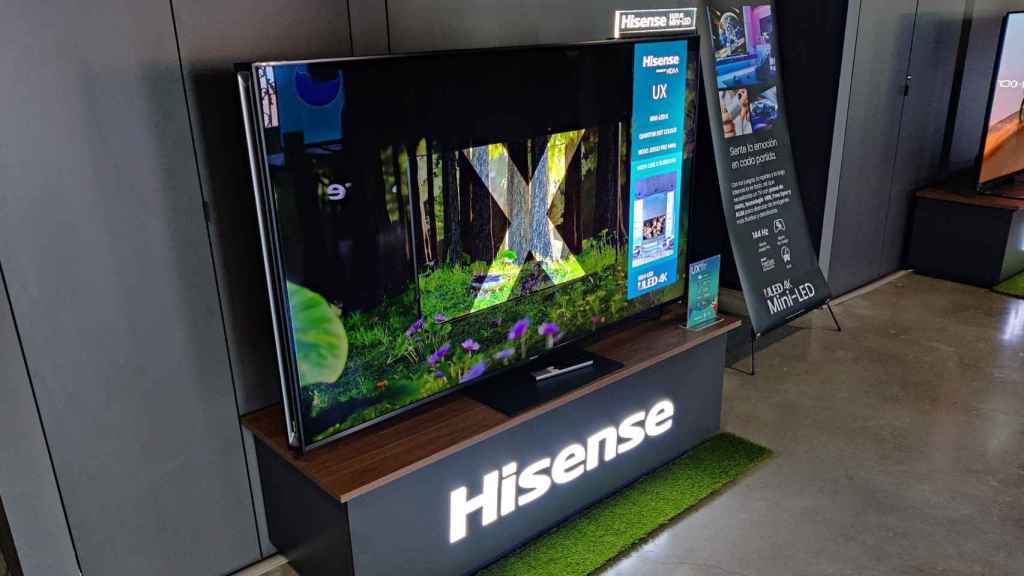 El televisor Hisense UXN de 65 pulgadas