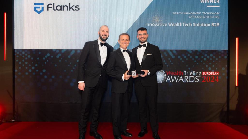 Premio a la empresa Flank, como Solución Innovadora Wealth Tech B2B.