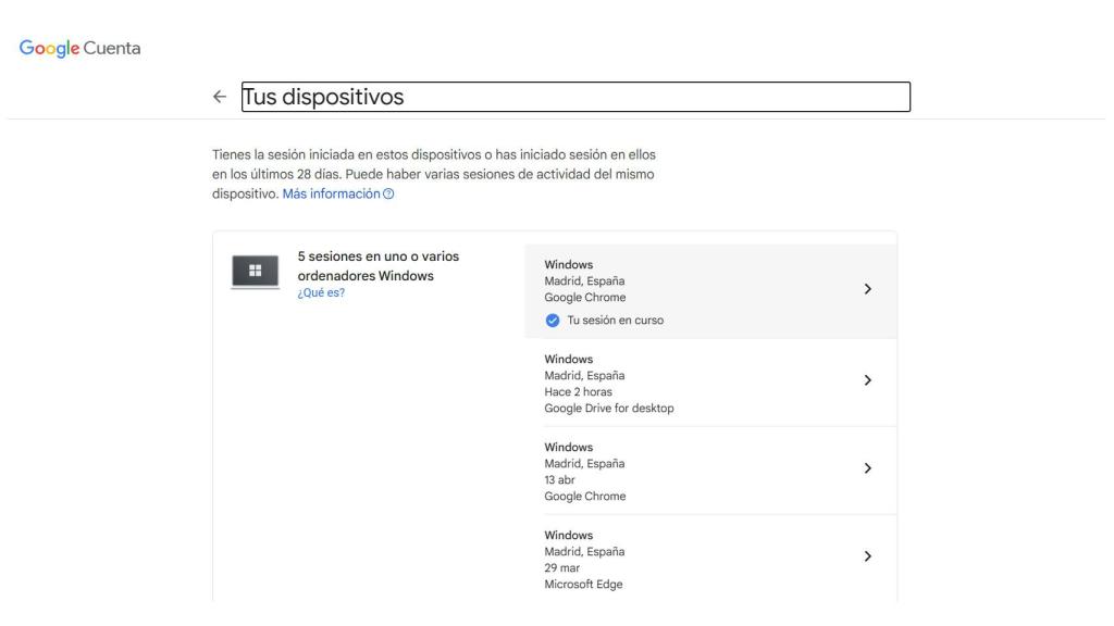 Dispositivos Google