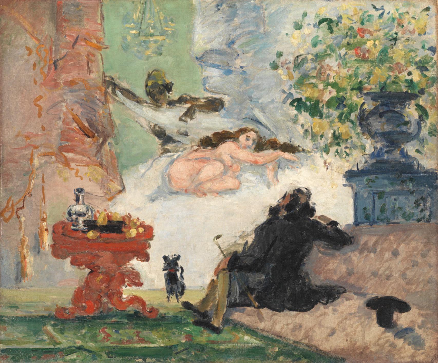 Paul Cézanne: 'Una Olimpia moderna', 1873-1874.
