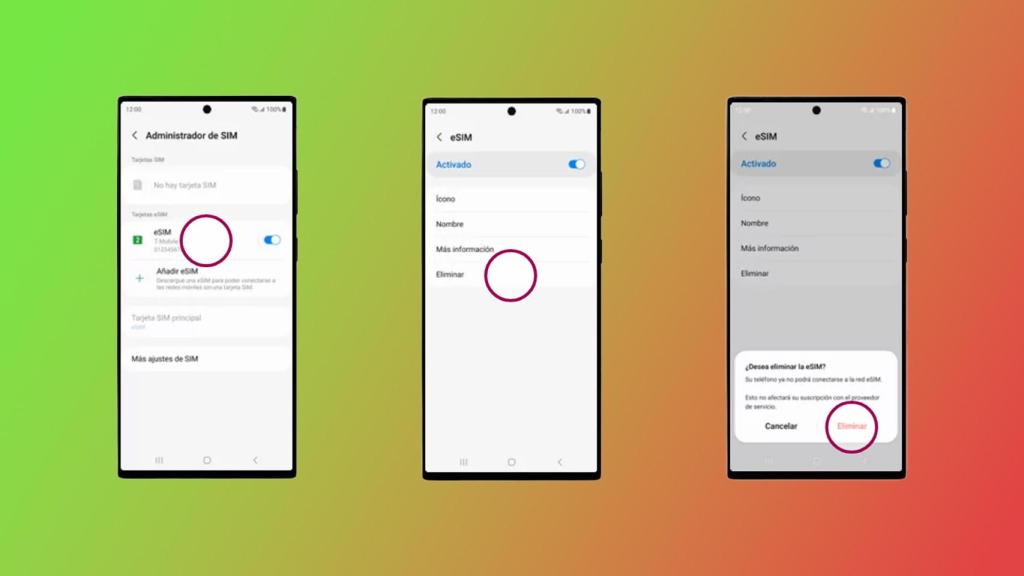 Eliminar eSIM