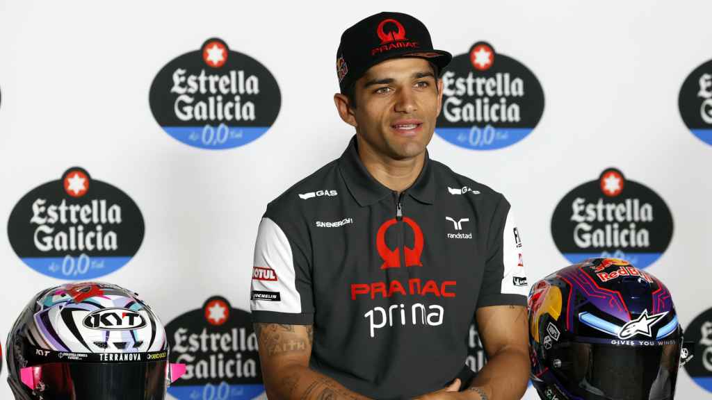 Jorge Martín, en la conferencia de prensa del Gran Premio de España.