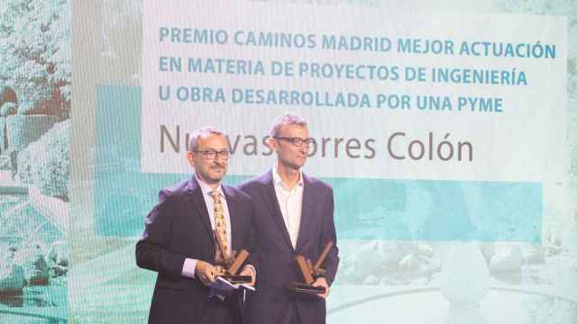Los Ingenieros de Caminos de Madrid premian la rehabilitación de Torres Colón.