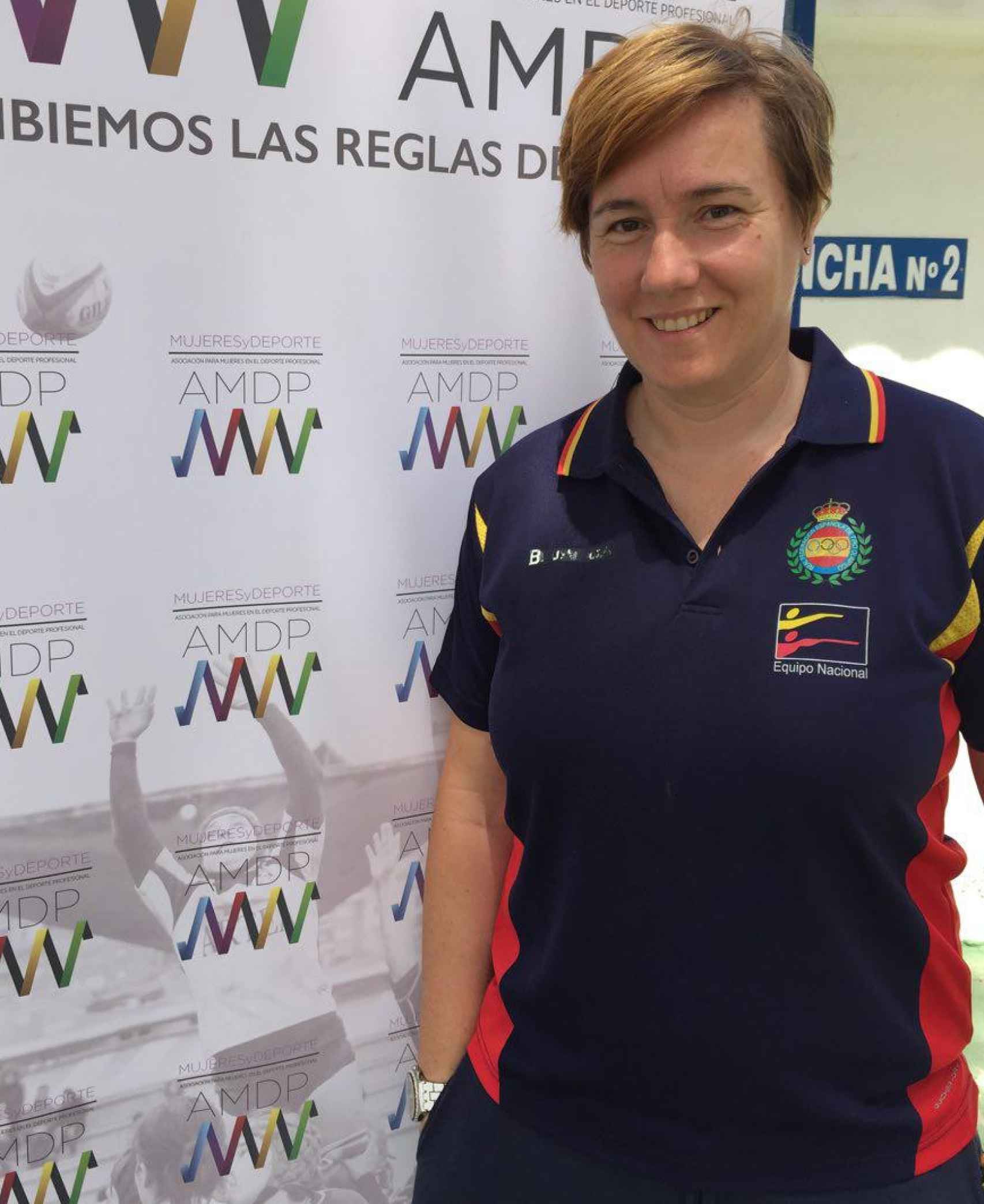 Pilar Calvo es  Campeona de España del Tiro al plato y presidenta de AMDP.