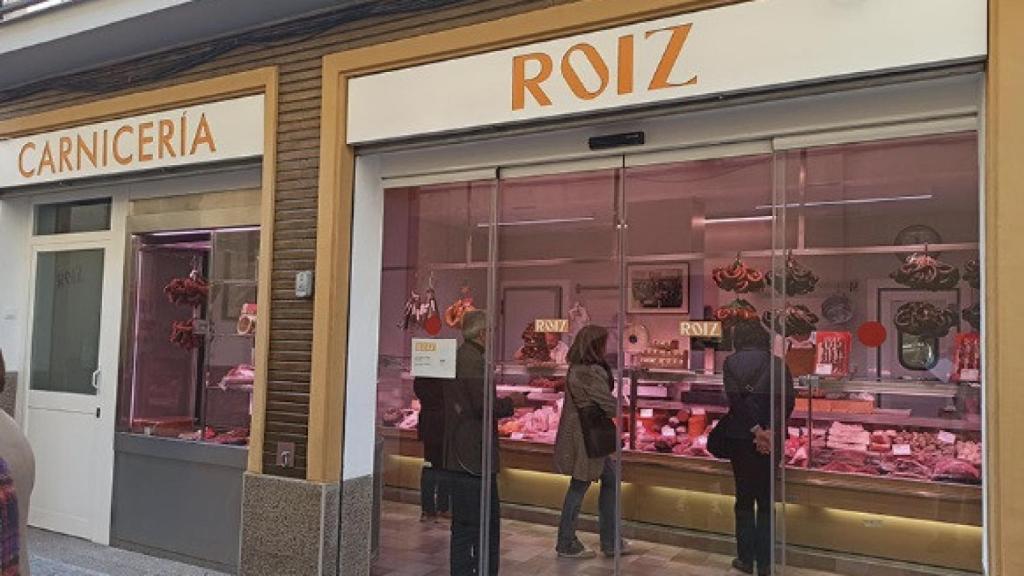 La carnicería Roiz, desde el exterior.