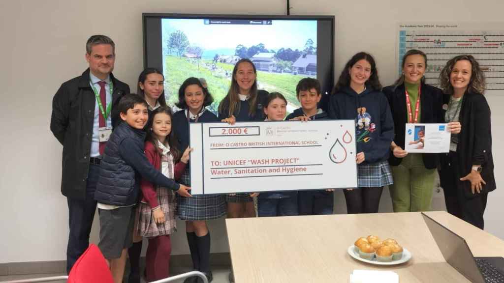 La I Carrera Gotas de O Castro British International School de Mos recauda 2.000 euros para Unicef