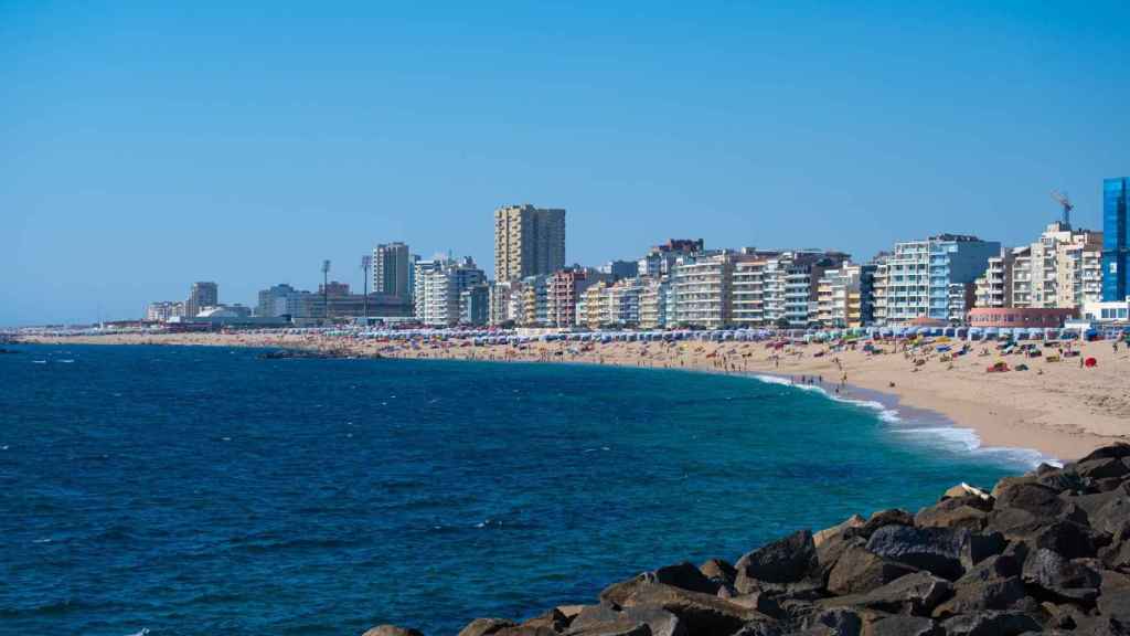 Playa en Póvoa de Varzim.