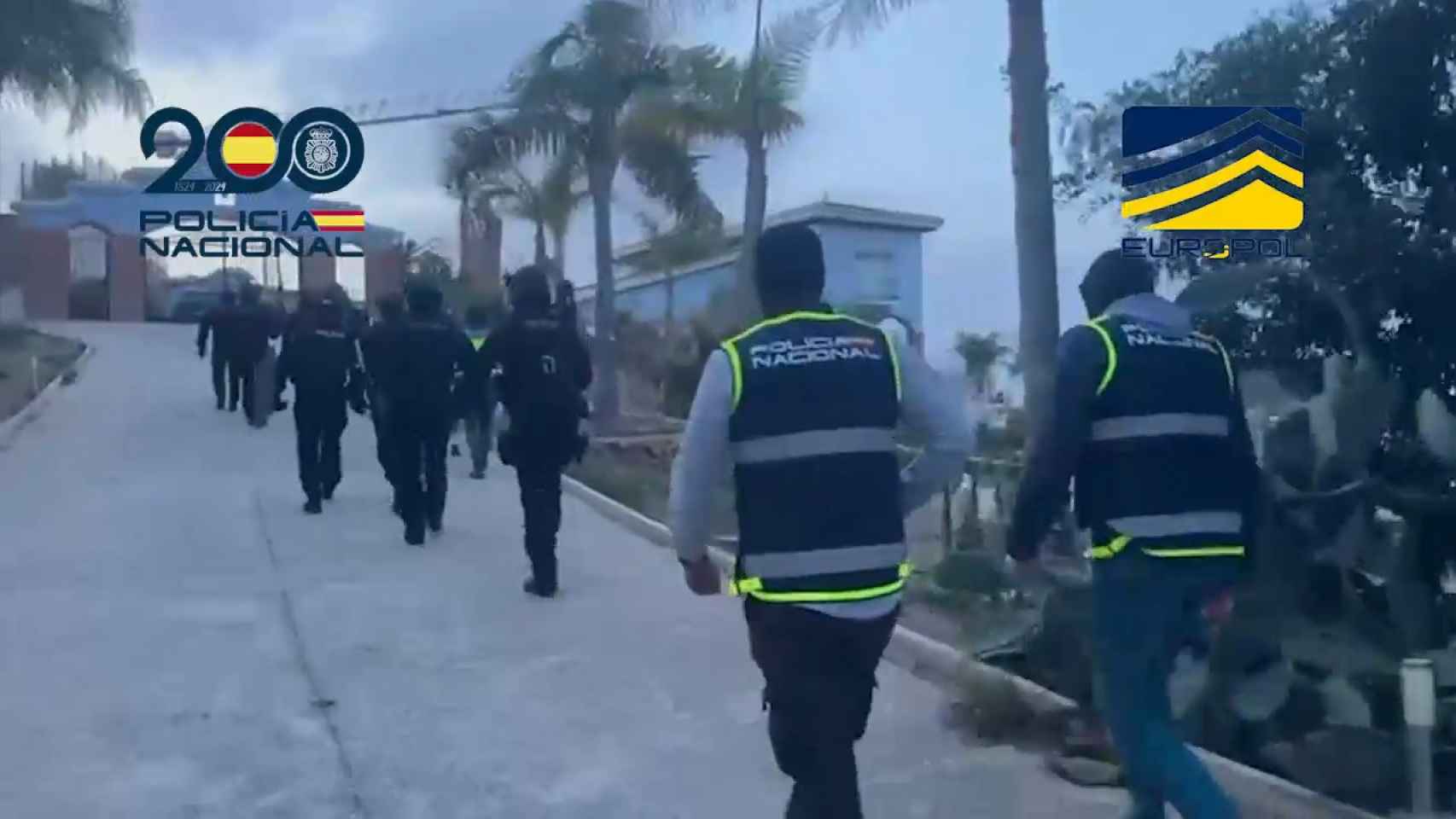 Vídeo de la operación de la Policía Nacional que ha permitido la detención del líder en España de MC Comanches.