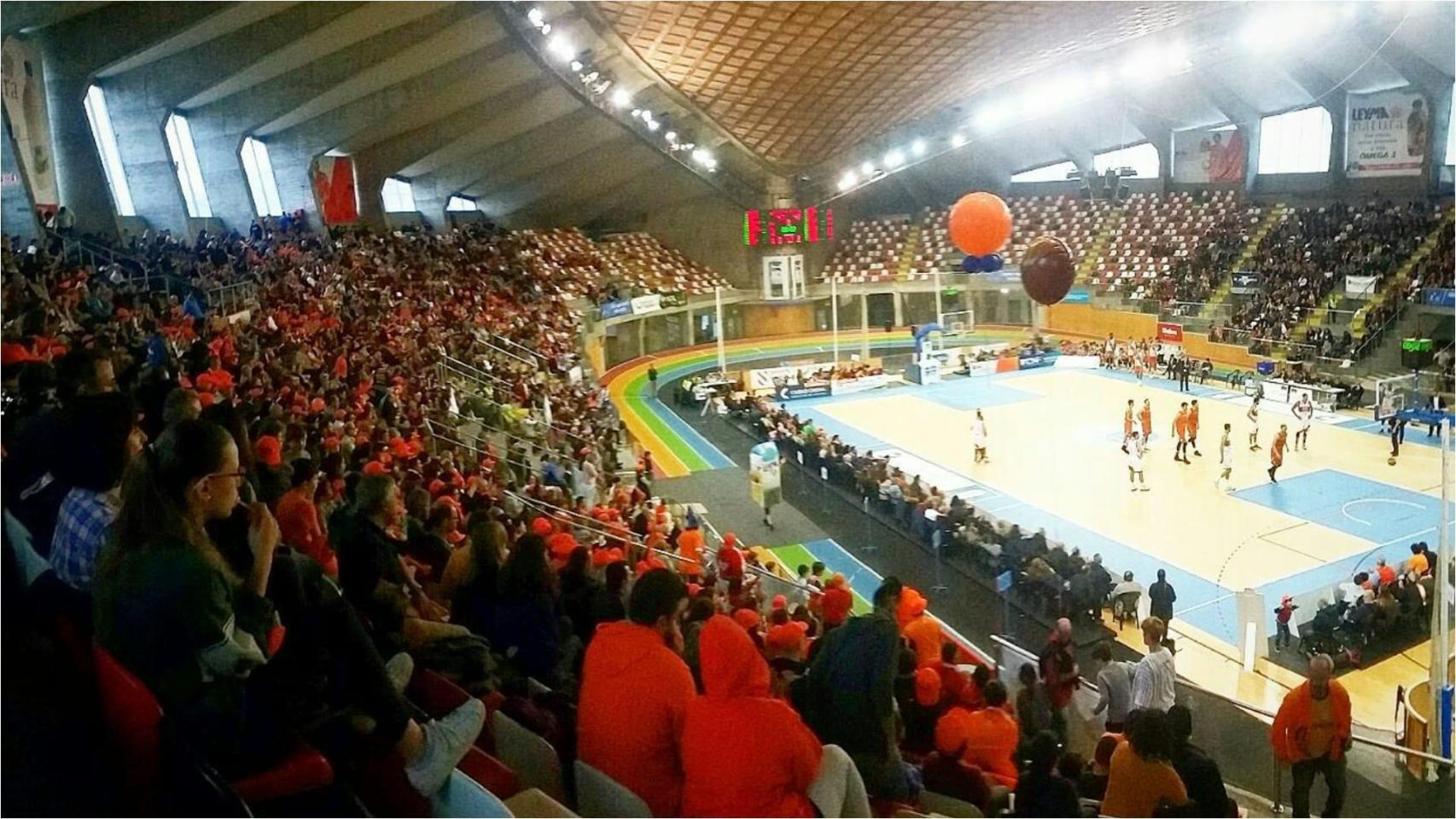 Basquet Coruña en Riazor.