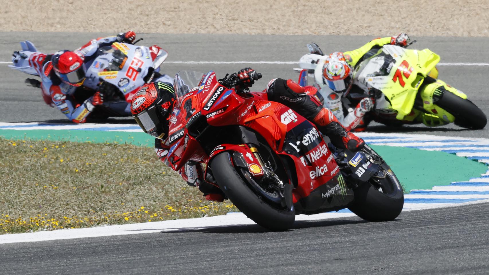 Pecco Bagnaia, durante el GP de Jerez.