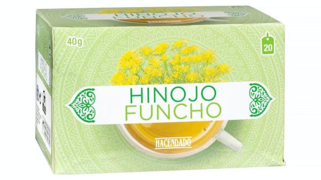 Té de hinojo del Mercadona.