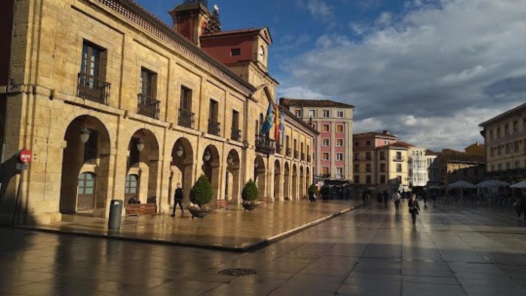 Centro histórico de Avilés (Asturias).