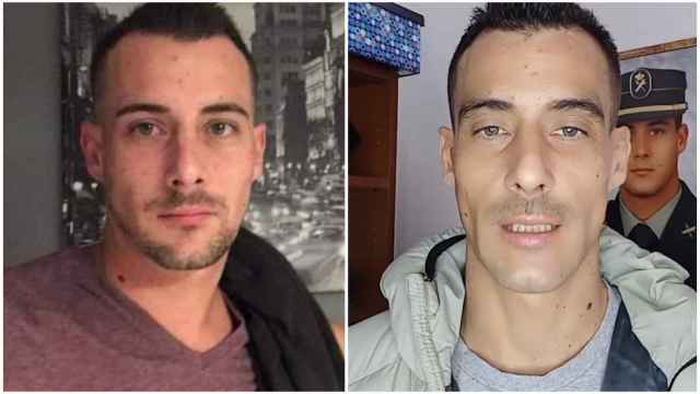 El guardia civil, en un antes y después de declararse adicto a las drogas.