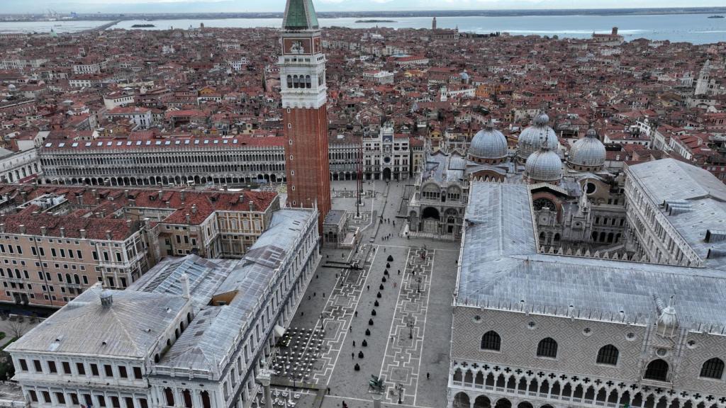 Las Meninas a San Marco, vista desde lo alto. Foto: Cedida por Galleria D'Arte Contini