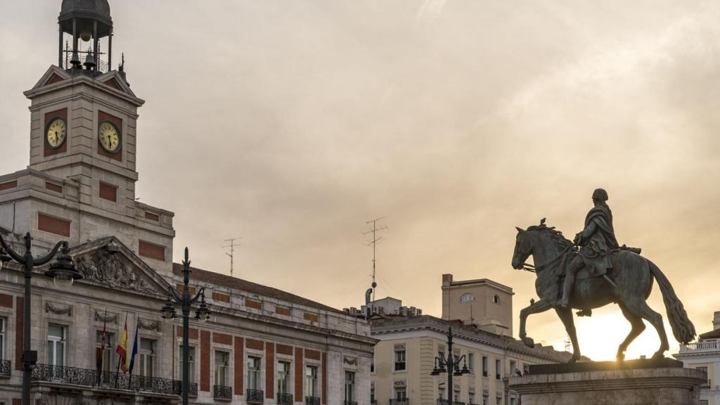 Imagen de archivo de la Puerta del Sol.