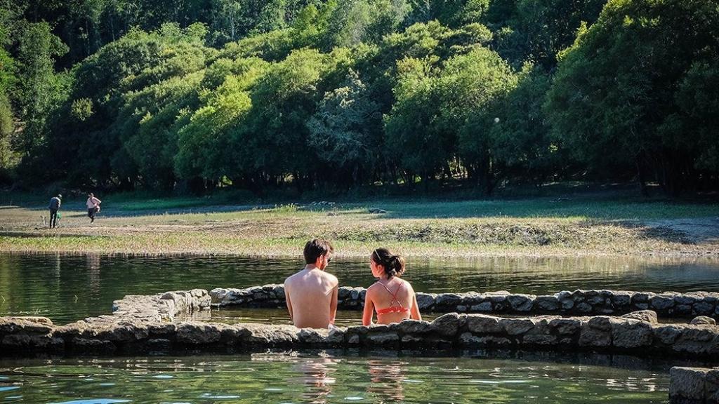 Imagen de las termas de Bande.