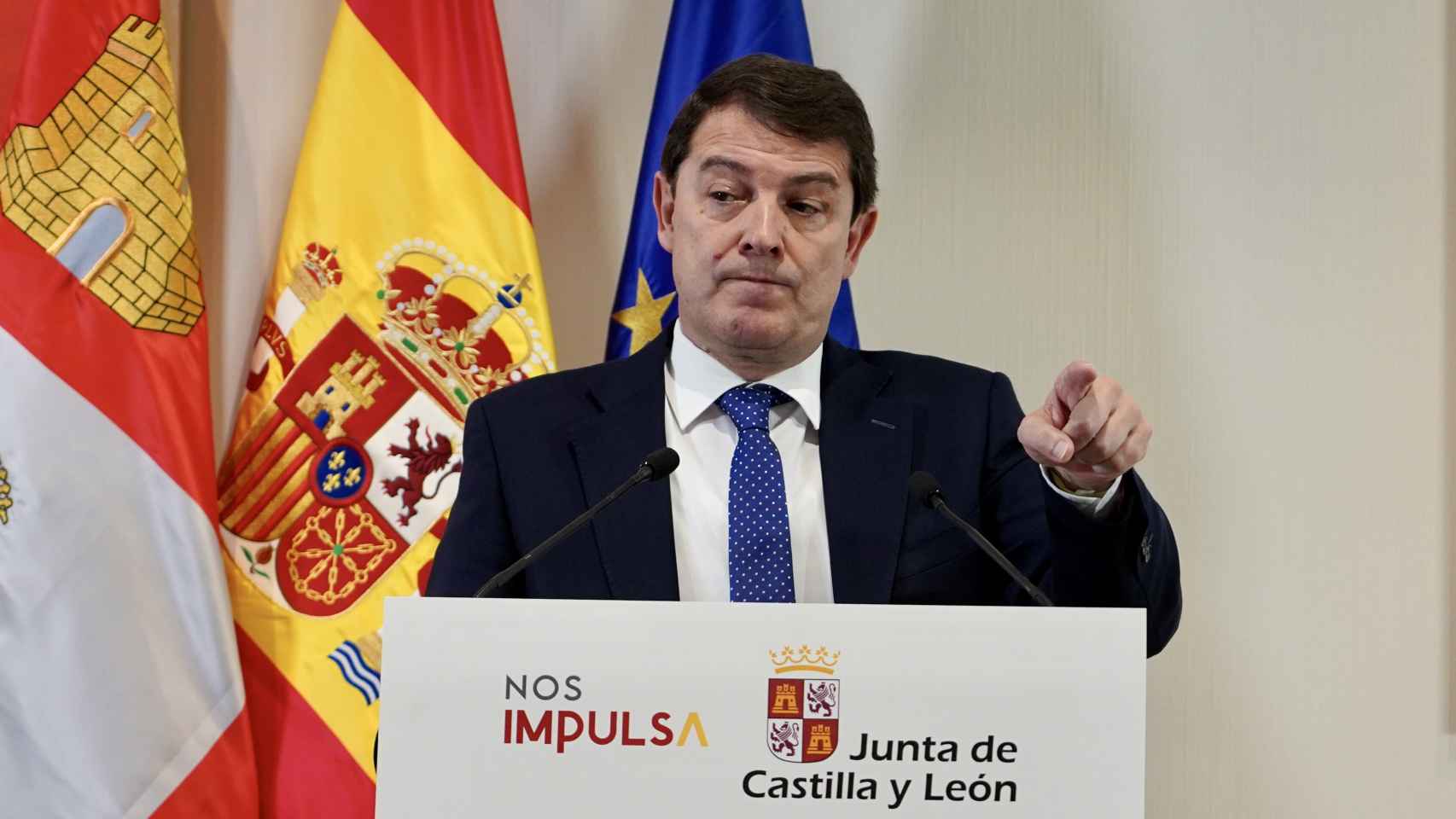 El presidente de la Junta Alfonso Fernández Mañueco valora la continuidad del Presidente del Gobierno