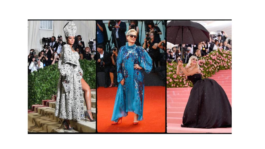 2020. De izquierda a derecha: Rihanna, Meryl Streep y Lady Gaga.