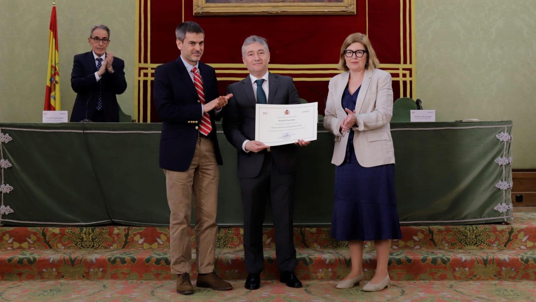 Ricardo Cao, Premio Nacional de Estadística.