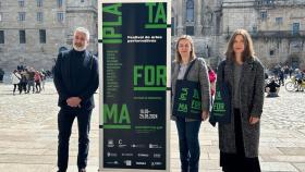 Presentación del Festival Plataforma, en Santiago de Compostela.