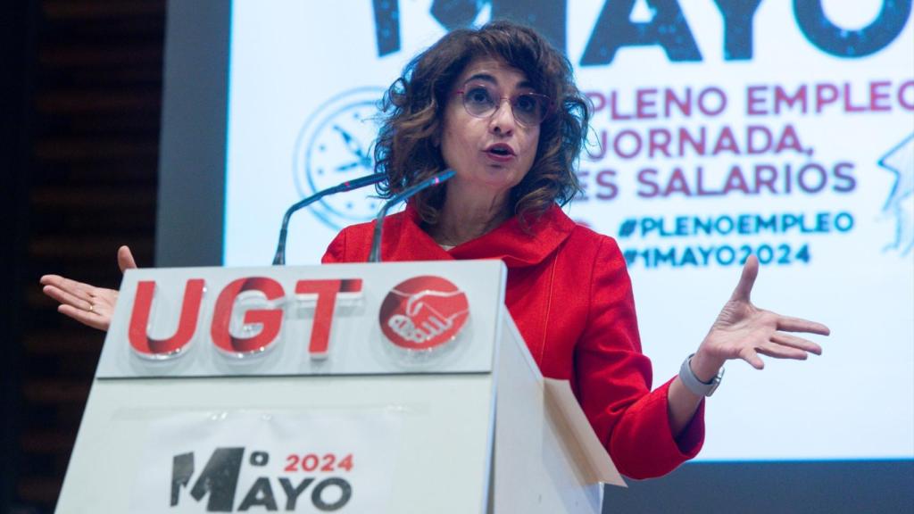 La vicepresidenta primera y ministra de Hacienda, María Jesús Montero, en una imagen de archivo.