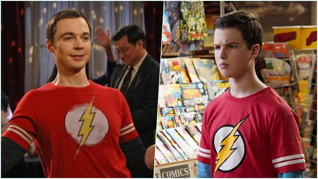 Jim Parsons e Ian Armitage graban un vídeo para los fans de 'El joven Sheldon' en el rodaje del final de la serie