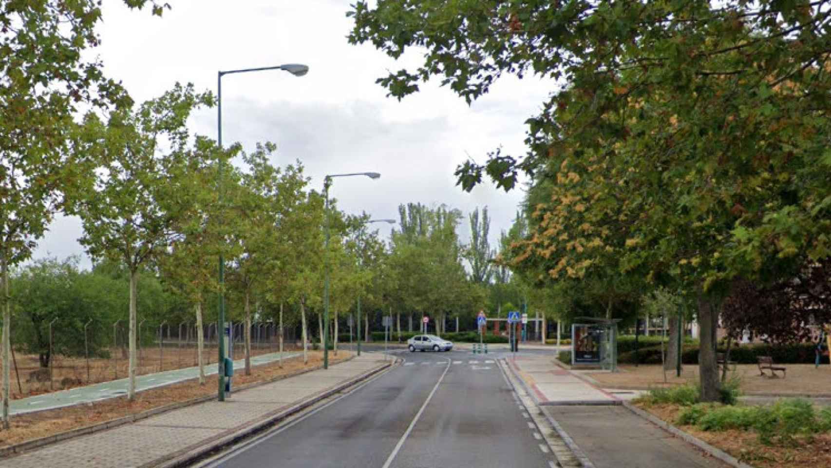 Calle de Valladolid donde tuvo lugar la pelea en la que dos hombres resultaron heridos