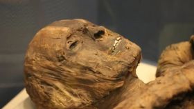 Una de las momias de San Fernando.