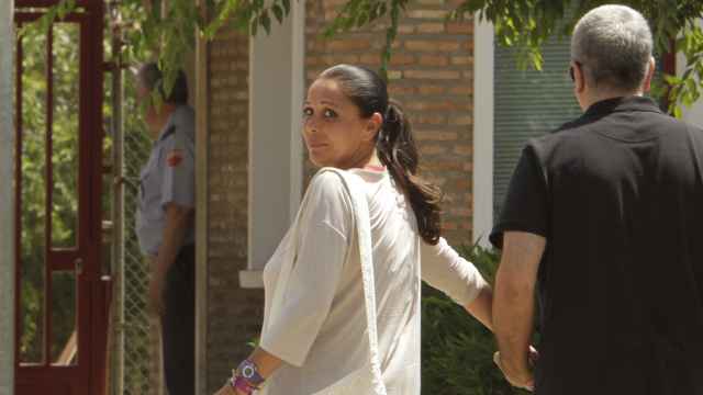 Isabel Pantoja entrando en prisión en junio de 2015.