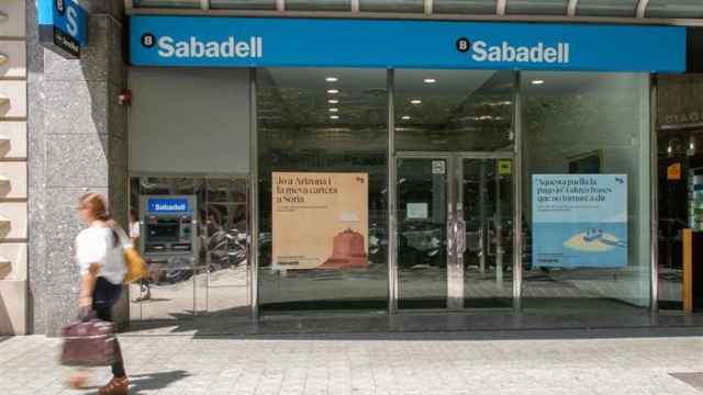 Una oficina de Banco Sabadell.