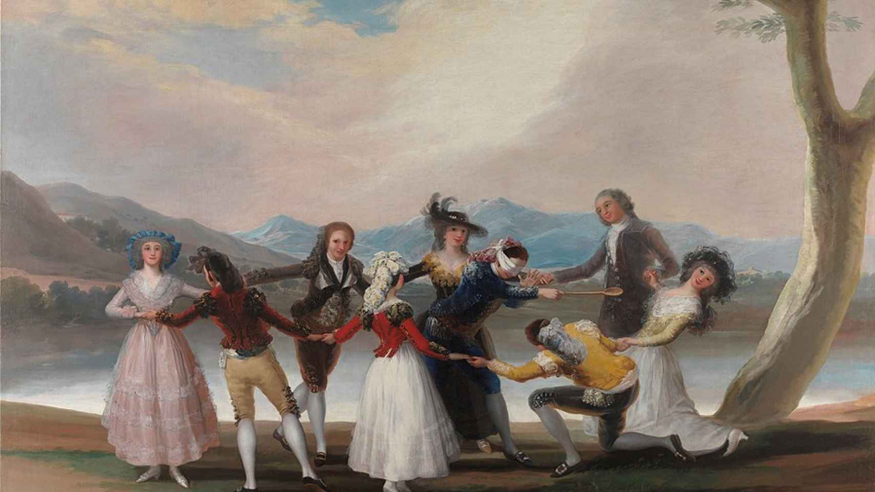 Uno de los cuadros de Goya que inspiró los trajes goyescos típicos de Madrid.