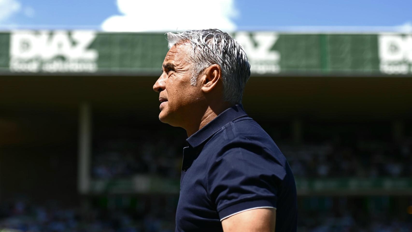 Sergio Pellicer, entrenador del Málaga CF.