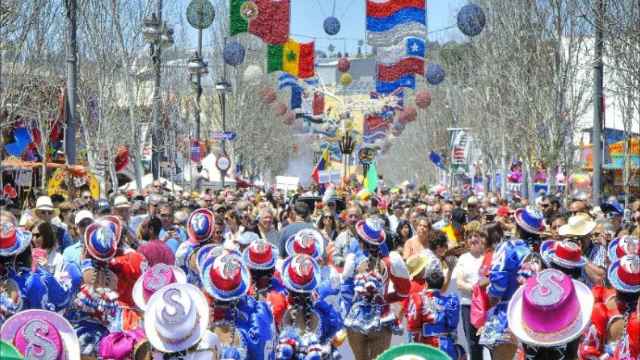 Una imagen del desfile de la Feria Internacional de los Países.