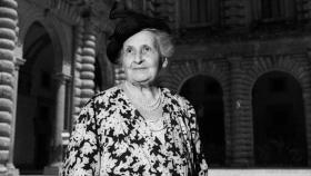 La médica y pedagoga Maria Montessori.