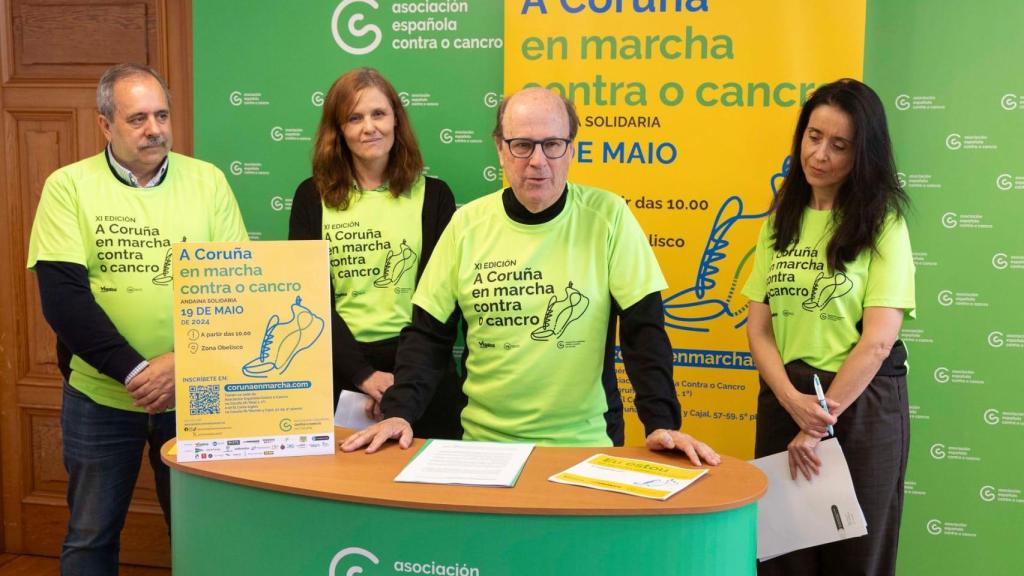 Presentación de la Andaina Solidaria contra el Cáncer en A Coruña