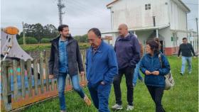 El alcalde en una visita al centro