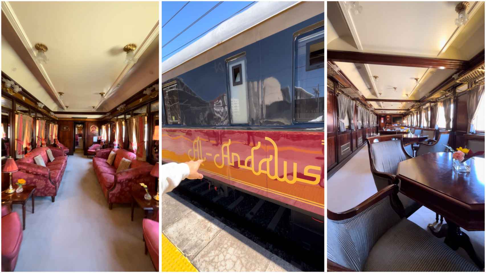 Así es el tren Al Ándalus, el hotel andaluz sobre ruedas más lujoso que existe