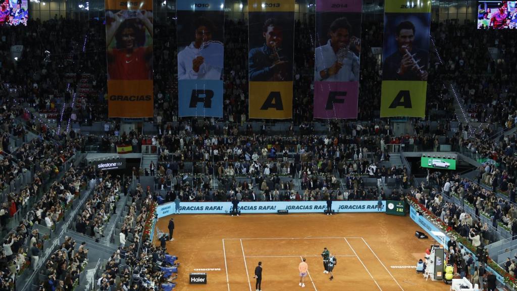 El homenaje del Mutua Madrid Open a Rafa Nadal
