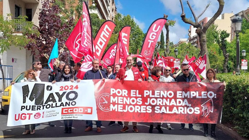 Manifestación en Puertollano (Ciudad Real).