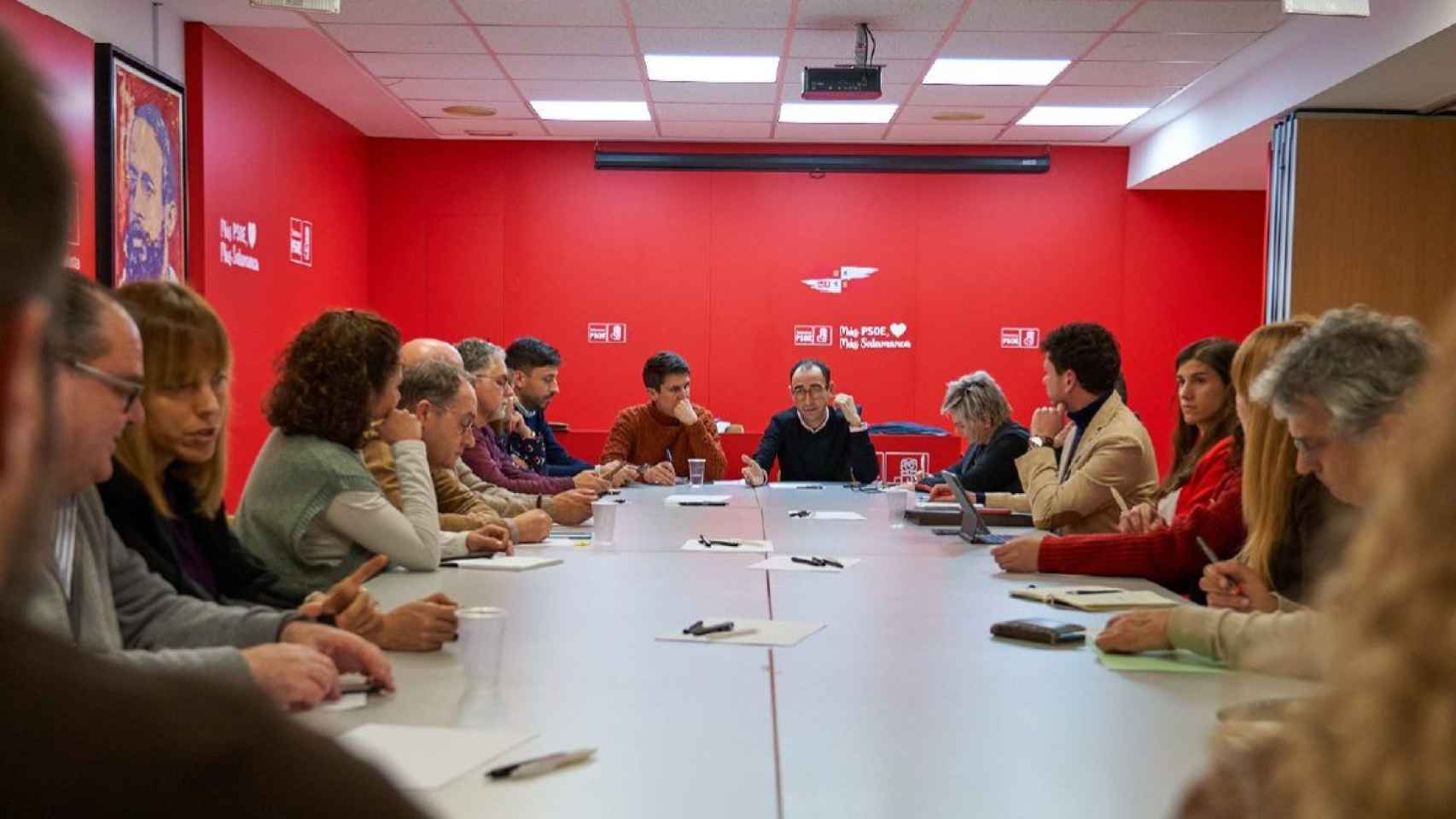 Imagen de la Ejecutiva Provincial del PSOE de Salamanca
