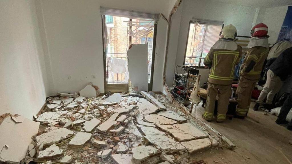 Explosión de una vivienda en Valladolid por un bote de cargar mecheros