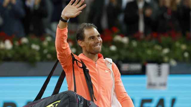 Rafa Nadal se despide de la Caja Mágica tras caer eliminado del Mutua Madrid Open